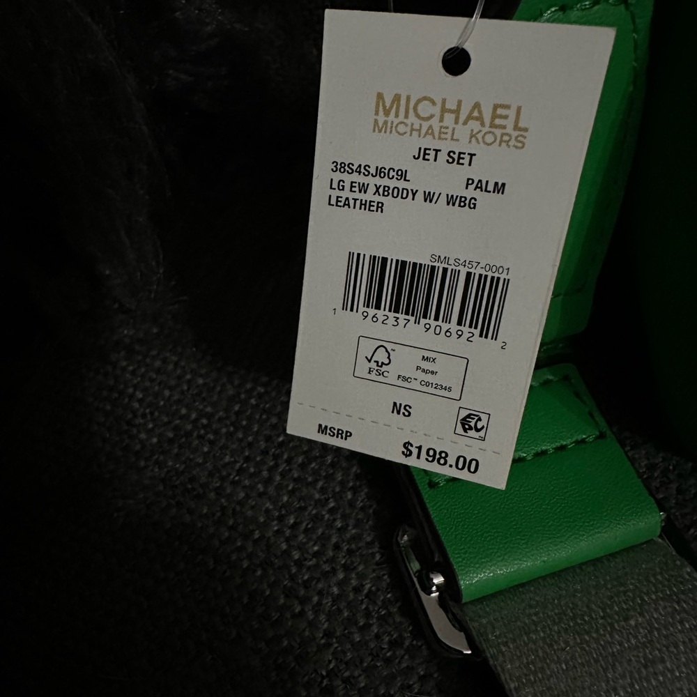 💚 St Patrick’s DAY SALE Michael Michael Kors Jet Set Lg EW Xtra Body Crossbody - Picture 6 of 10